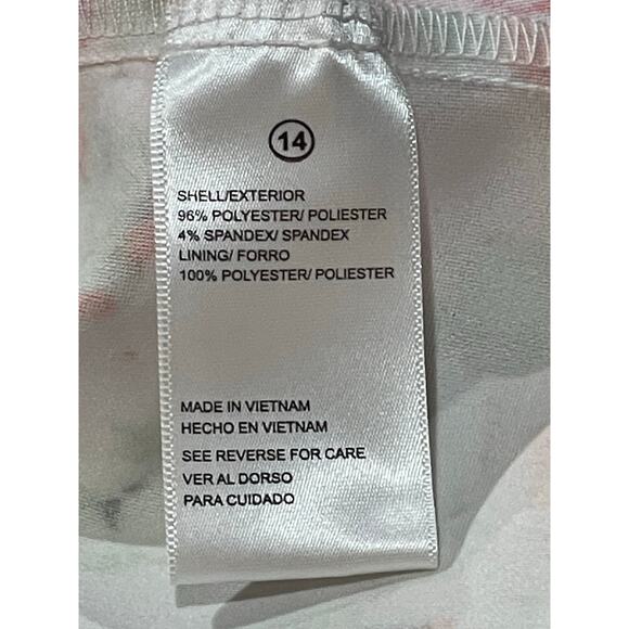 Shelby & Palmer Floral 3/4 Bell Sleeve Hippie Sheath Dress Size 14 - Picture 9 of 9